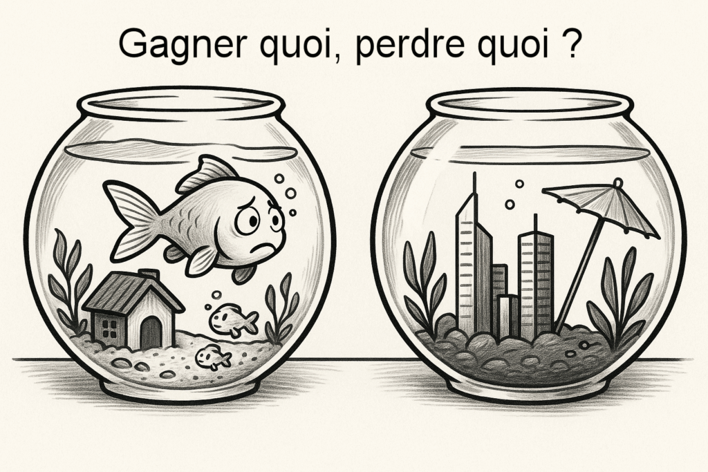 Poisson rouge, Gagner quoi, perdre quoi ?